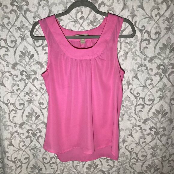 BANANA REPUBLIC Pink Drapey Tank - Picture 3 of 7
